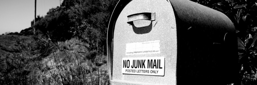 No junk mail mailbox