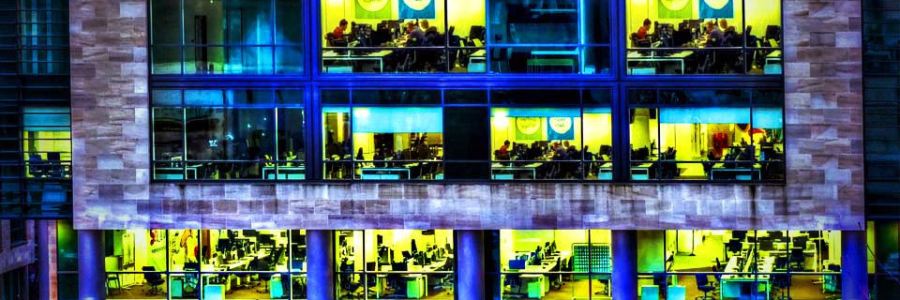 The design of office buildings affects employee productivity